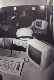 Aula informatica, foto storica
